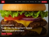 Website Screenshot Texas Burger