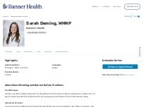 Website Screenshot Sarah Elizabeth Deming, WHNP