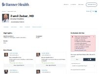 Website Screenshot Jamil Wajdi Jaber, MD