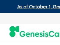 Website Screenshot GenesisCare