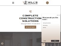 Website Screenshot Will's Construction LLC