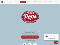 Website Screenshot Proud Pops Plumbing, Air & Electric