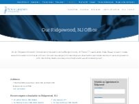 Website Screenshot Spine Center at Neurosurgeons of New Jersey