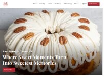 Website Screenshot Sweet Valentine Bakery