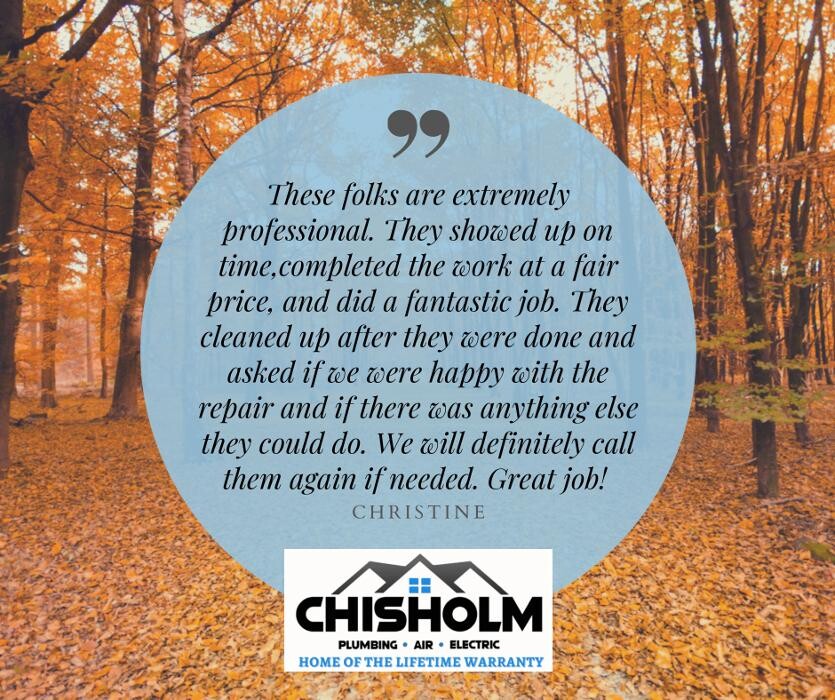 Images Chisholm Plumbing, Heating & Air Conditioning