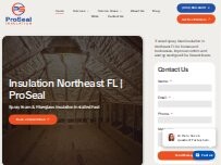 Website Screenshot ProSeal Insulation LLC