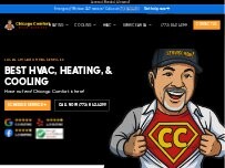 Website Screenshot Chicago Comfort HVAC Services