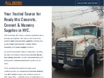 Website Screenshot All Boro Ready Mix
