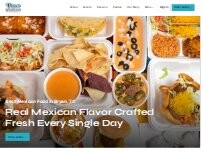 Website Screenshot Pepe's Mexican Café