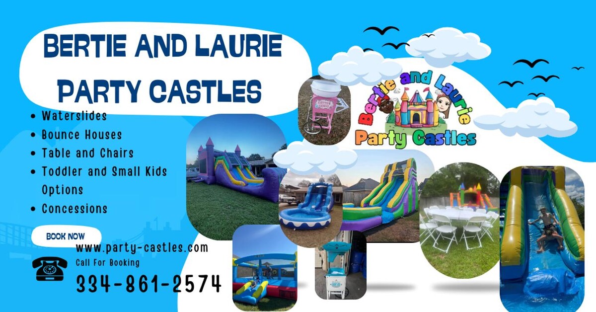 Images Bertie and Laurie Party Castles