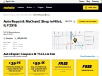 Website Screenshot Meineke Car Care Center