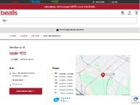 Website Screenshot bealls