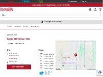 Website Screenshot bealls