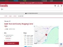 Website Screenshot bealls