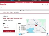 Website Screenshot bealls