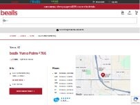 Website Screenshot bealls