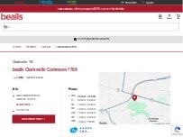 Website Screenshot bealls