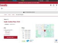 Website Screenshot bealls