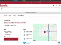 Website Screenshot bealls