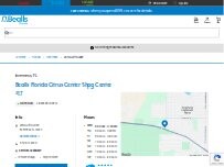 Website Screenshot Bealls Florida