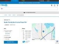 Website Screenshot Bealls Florida
