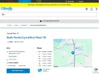 Website Screenshot Bealls Florida