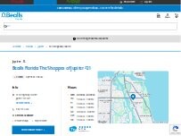 Website Screenshot Bealls Florida