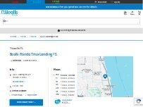 Website Screenshot Bealls Florida