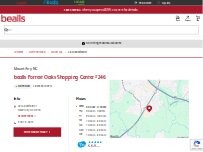 Website Screenshot bealls