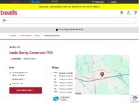 Website Screenshot bealls
