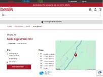 Website Screenshot bealls