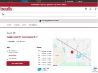 Website Screenshot bealls