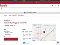 Website Screenshot bealls