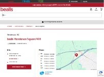 Website Screenshot bealls