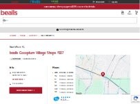 Website Screenshot bealls