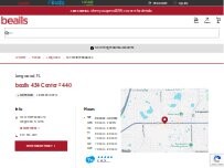 Website Screenshot bealls