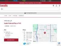 Website Screenshot bealls