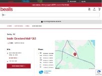 Website Screenshot bealls