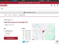 Website Screenshot bealls