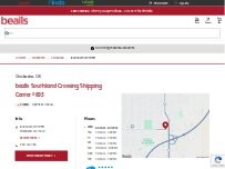 Website Screenshot bealls