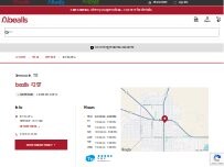 Website Screenshot bealls