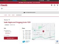 Website Screenshot bealls