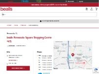 Website Screenshot bealls