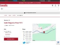 Website Screenshot bealls