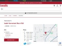 Website Screenshot bealls