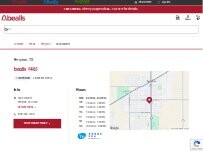 Website Screenshot bealls