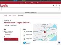 Website Screenshot bealls