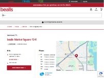 Website Screenshot bealls