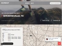 Website Screenshot Gameday Men's Health Brownsville, TX