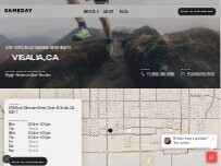 Website Screenshot Gameday Men's Health Visalia, CA